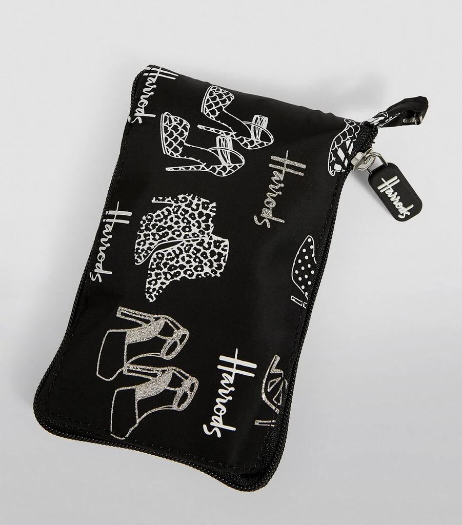 Harrods Recycled Designer Shoes Pocket Shopper Bag 6