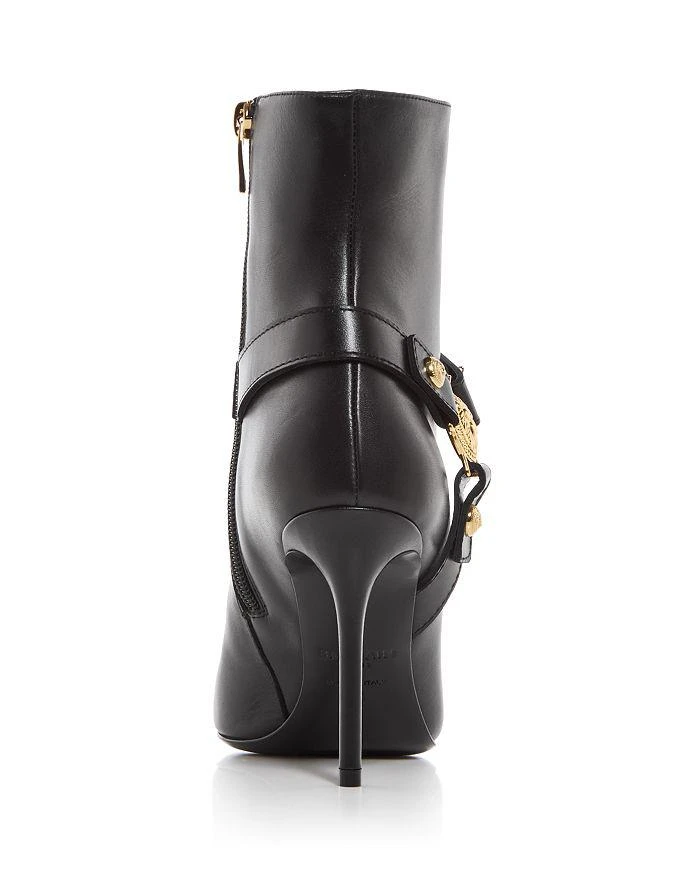Balmain Women's Eva Pointed Toe High Heel Booties 4
