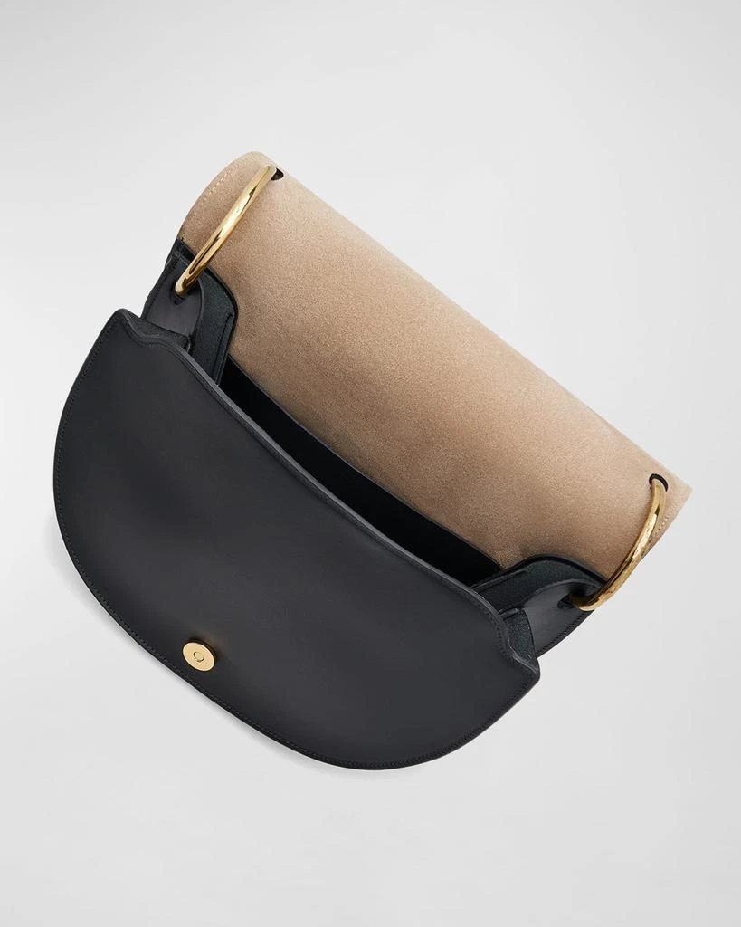 Il Bisonte Consuelo Brushed Leather Flap Shoulder Bag 3