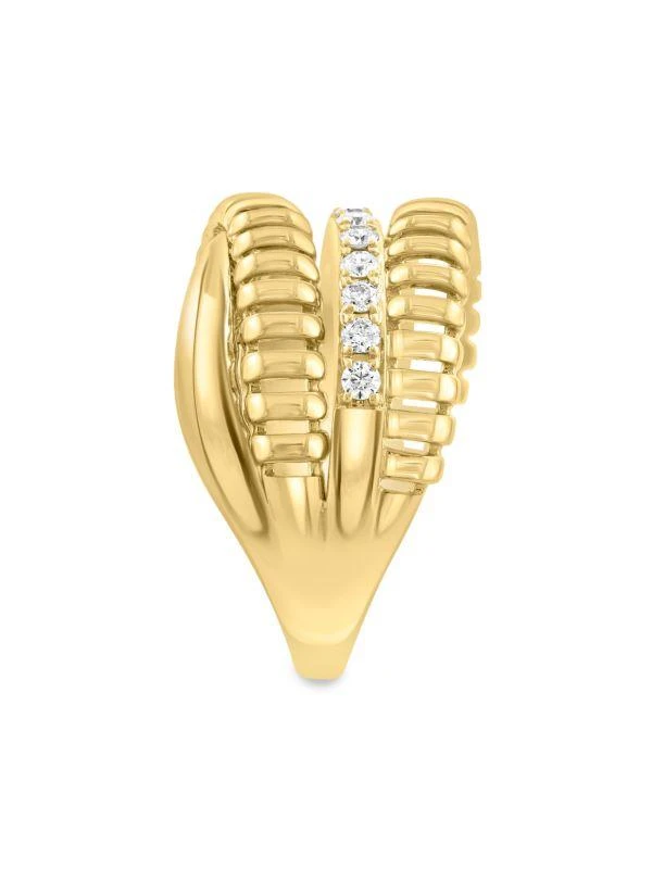 Effy 14K Yellow Gold
0.25 TCW Diamond Wrap Ring 3