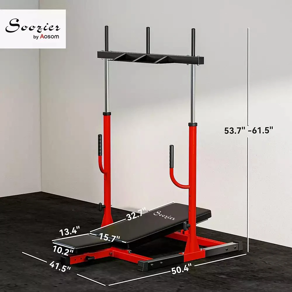 Soozier Leg Press Machine with Adjustable Leg, Back, Head Positions ...