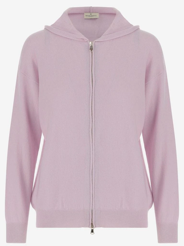 BRUNO MANETTI Bruno Manetti Hooded Zip Sweater 1