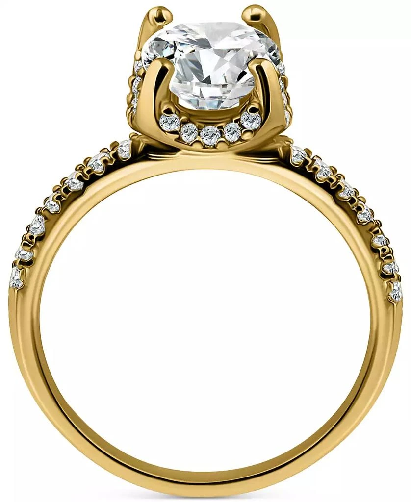 Giani Bernini Cubic Zirconia Eternity Band Ring (3 ct. t.w.) in 18k Gold over Sterling Silver, Exclusively at Macy's 3