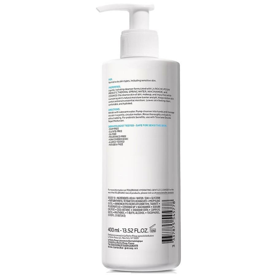 La Roche Posay Hydrating Gentle Face Cleanser with Ceramides for Normal to Dry Sensitive Skin