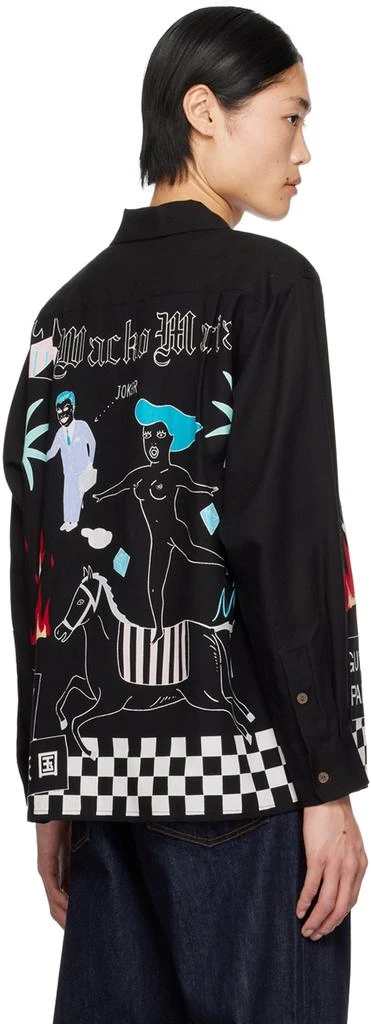Wacko Maria Black Printed Shirt 3