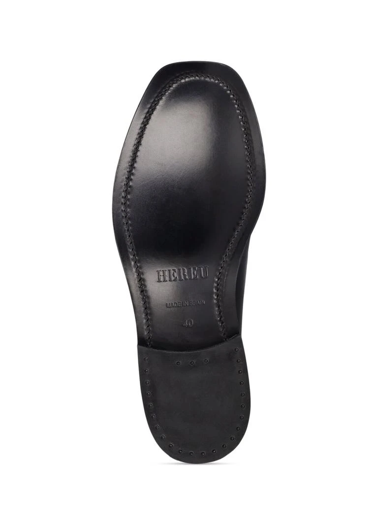 HEREU 20mm Sineu Leather Loafers 4