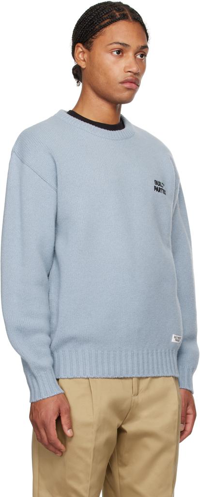 Wacko Maria Blue Classic Knit Sweater