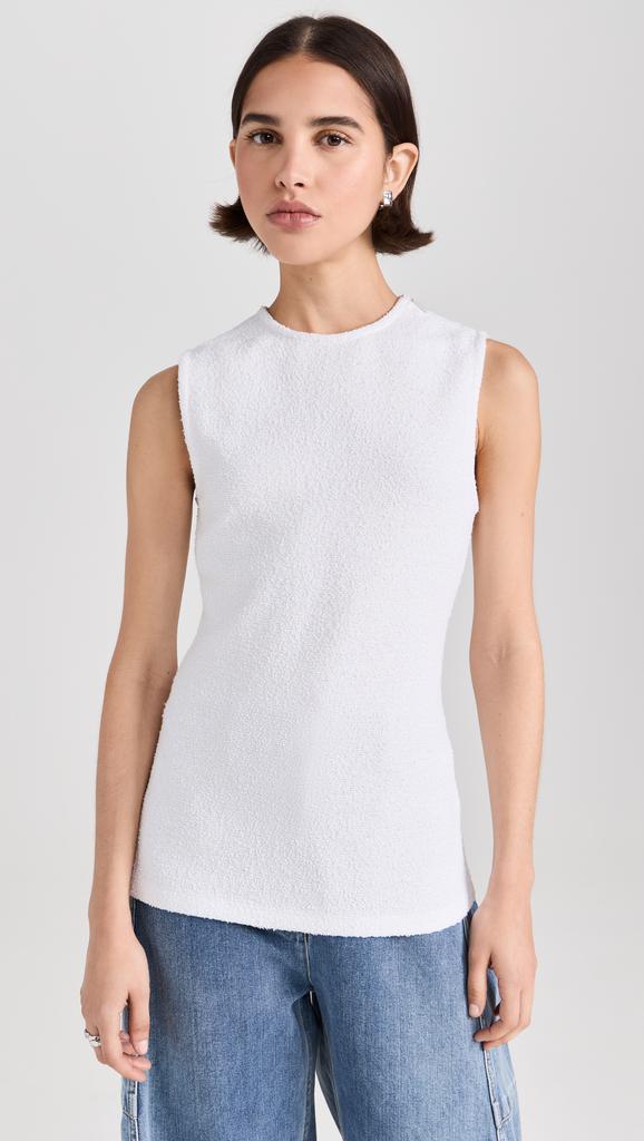 Tibi Boucle Knit Sleeveless Top