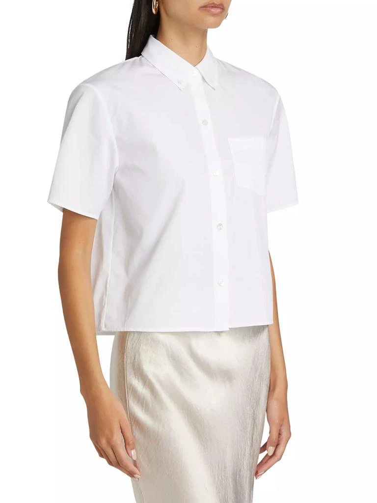 Theory Boxy Button-Down Oxford Shirt 4