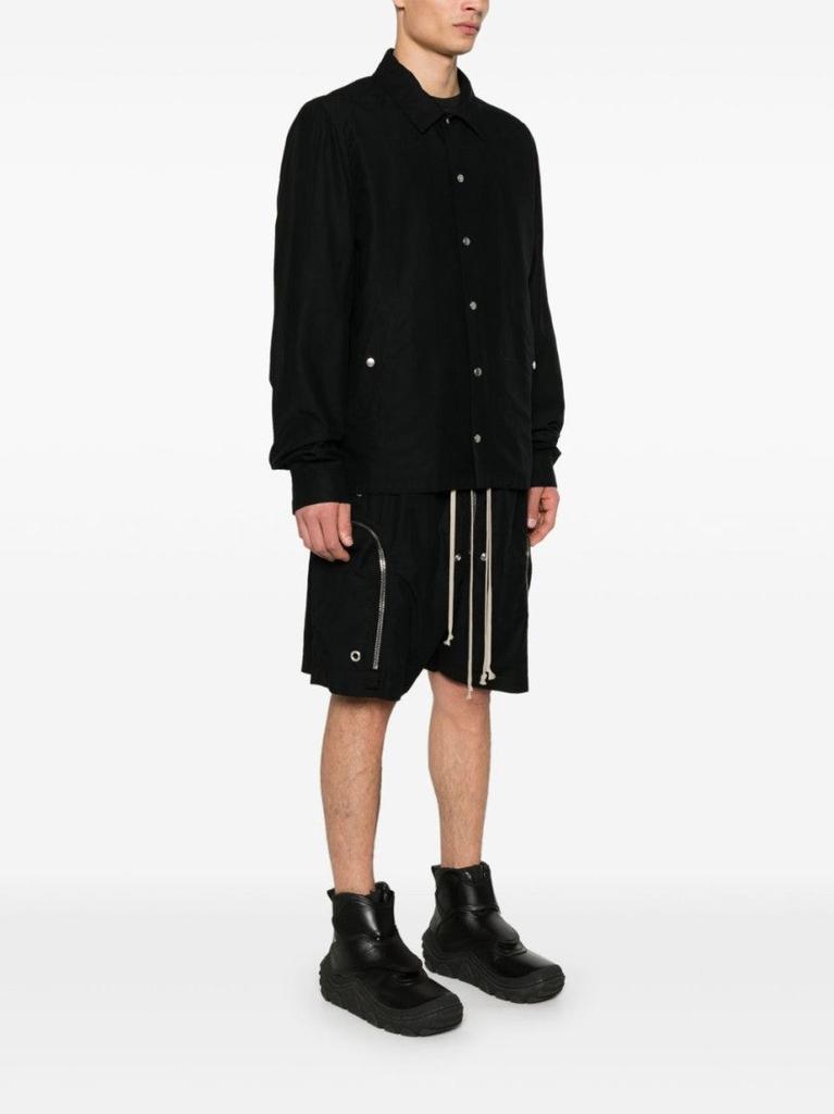 DRKSHDW Front Press-Stud Fastening Black Jacket