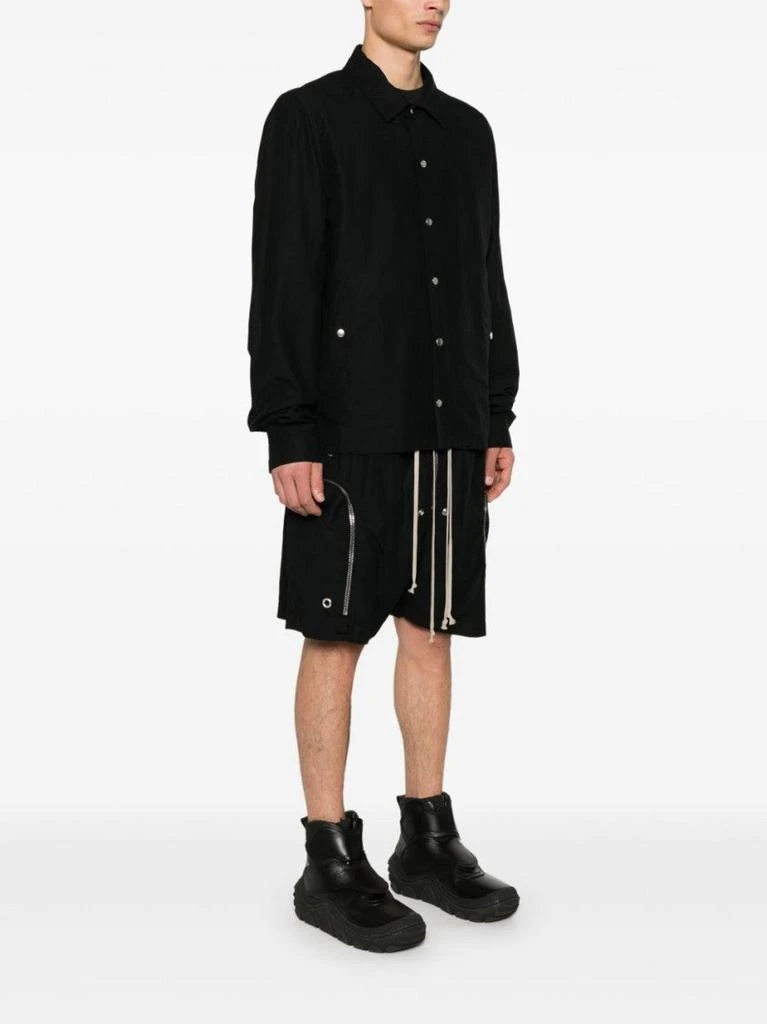DRKSHDW Front Press-Stud Fastening Black Jacket 2