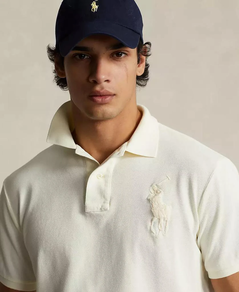 Ralph Lauren Men
s Custom Slim Fit Big Pony Mesh Polo Shirt 3
