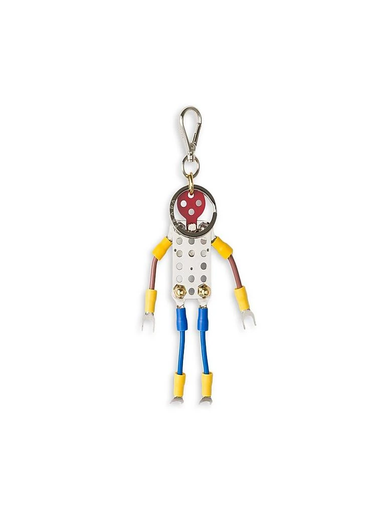 Prada Metal Robot Bag Charm 2
