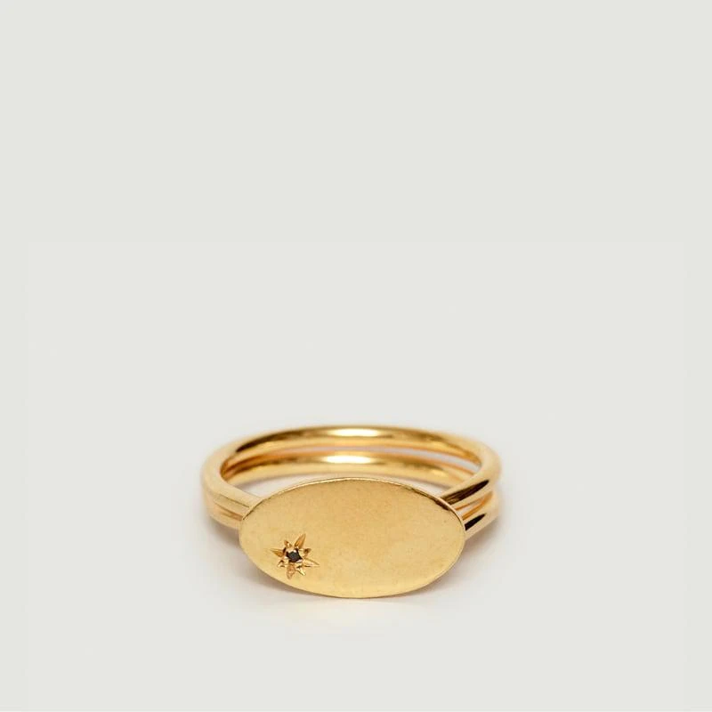 MONSIEUR Hedda Ring Silver-gilt MONSIEUR 1