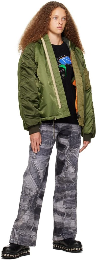 ANDERSSON BELL Khaki N2B Bomber Jacket 4