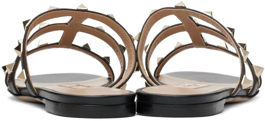 Valentino Black Rockstud Sandals 2