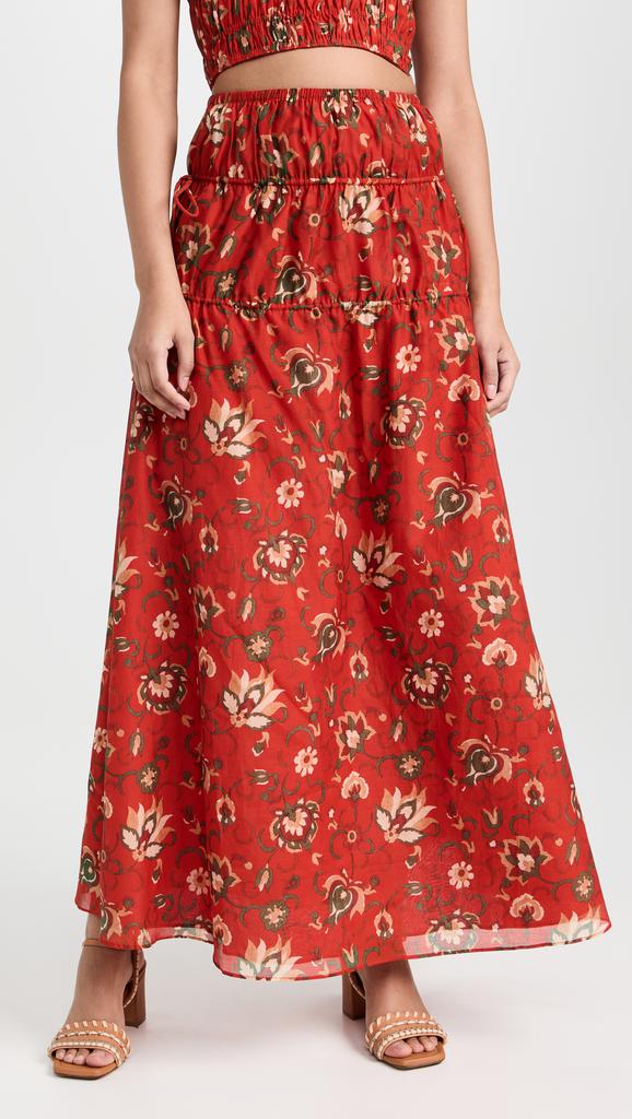 SIR. Reyes Gathered Maxi Skirt