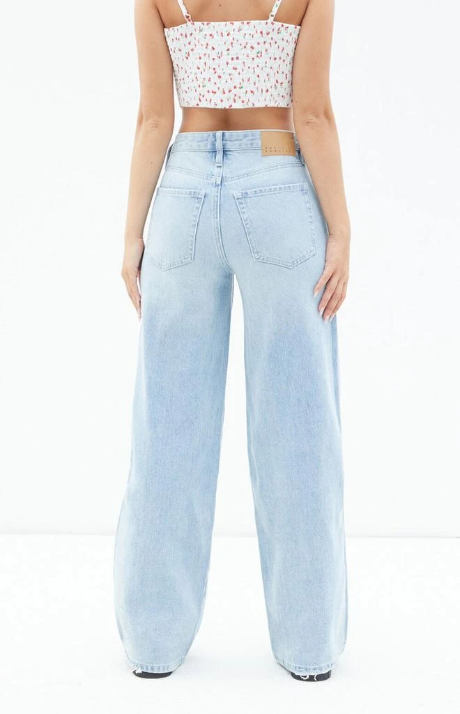 PacSun Jessie Light Indigo High Waisted Baggy Jeans 4