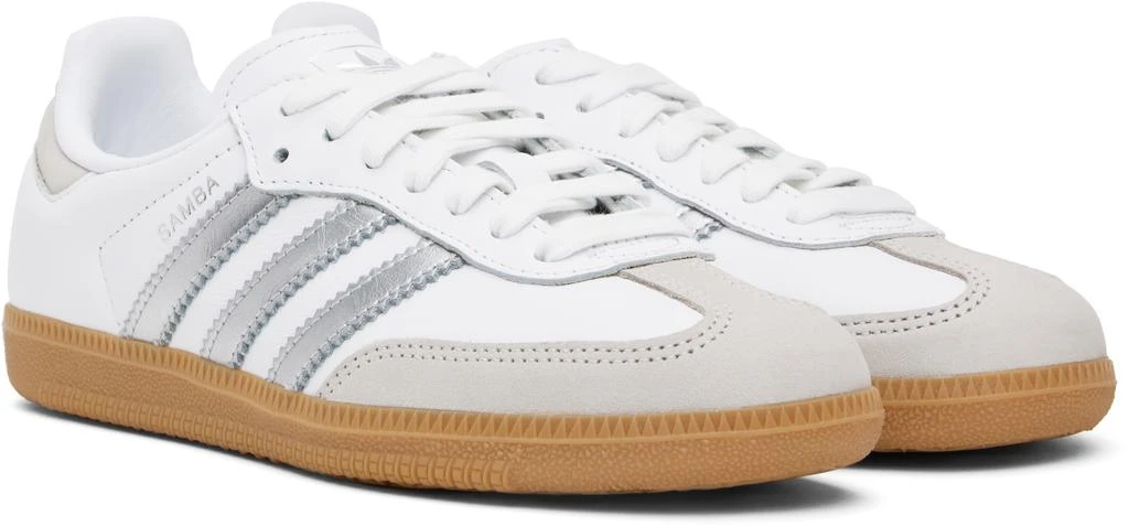 Adidas White Samba OG Sneakers 4