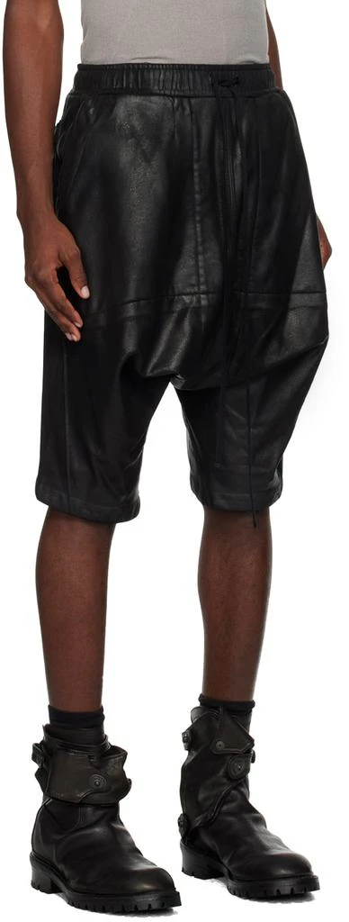 Julius Black Over Crotch Shorts 2
