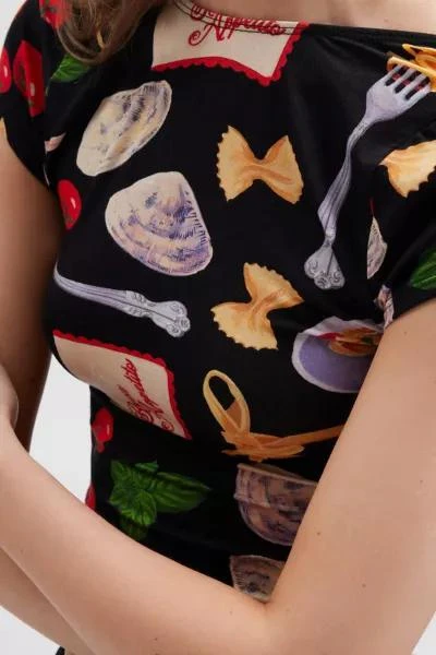 Lisa Says Gah Lisa Says Gah Rowan Buon Appetito Open Back Tee 4