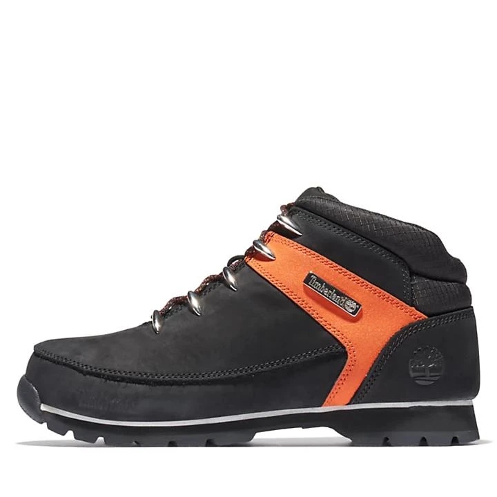 Timberland Euro Sprint Hiker for Men in Black/Orange 7