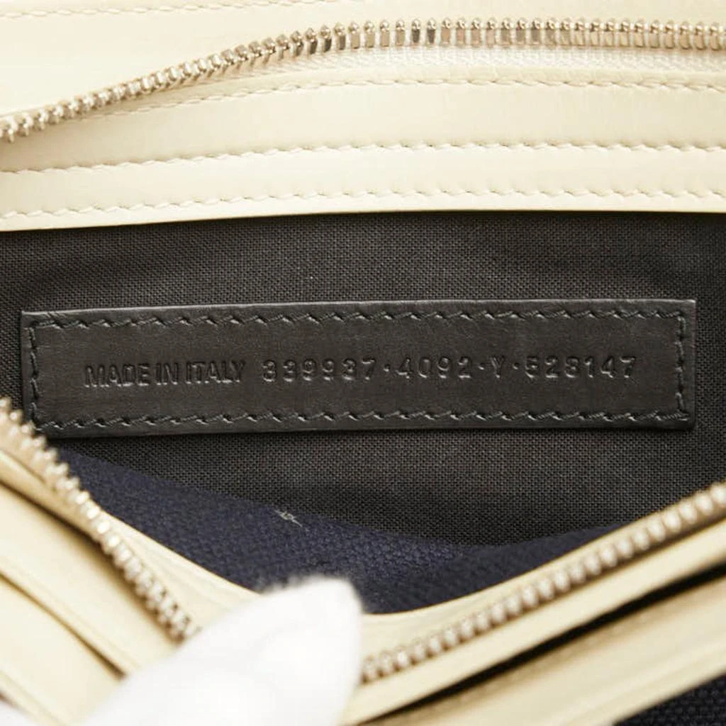 Balenciaga Balenciaga Navy Pouch  Canvas Shoulder Bag (Pre-Owned) 6