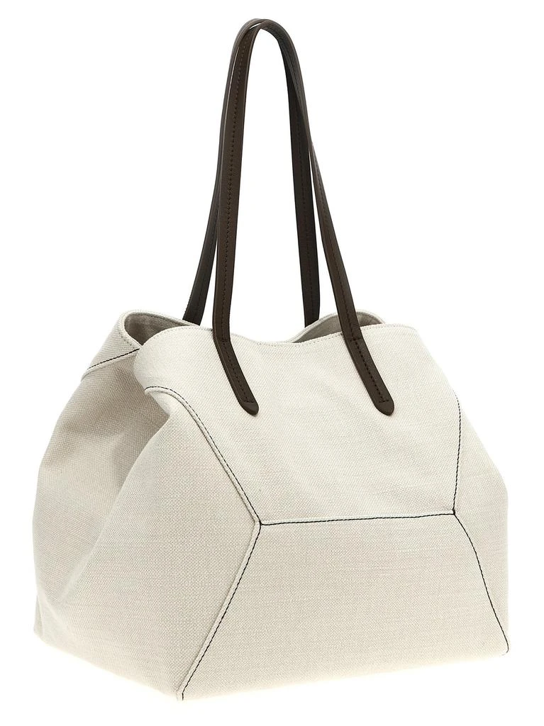Brunello Cucinelli Brunello Cucinelli Monili-Detailed Top Handle Bag 2