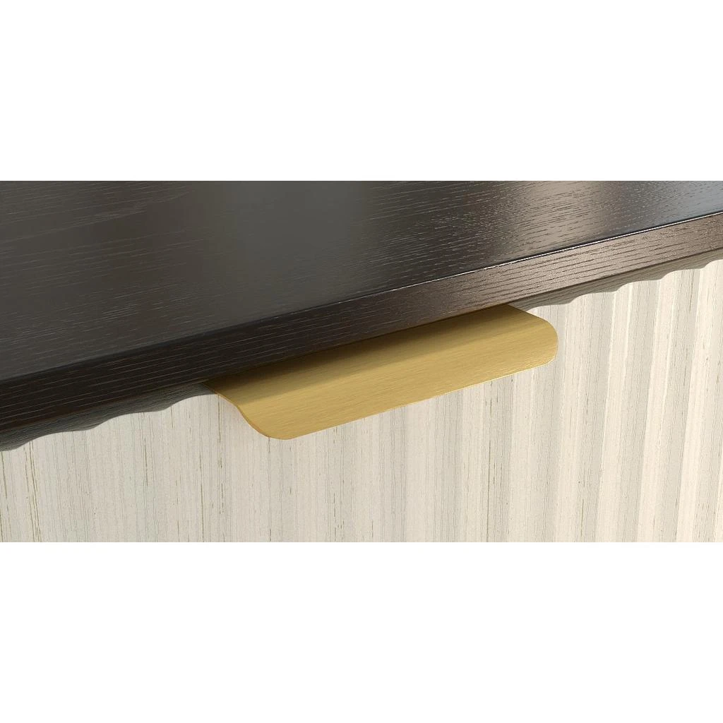 Streamdale Furniture Streamdale 10-Gallon Woodgrain Tilt-Out Trash Cabinet with Hideaway Drawer 
Pull-Out Bin 3