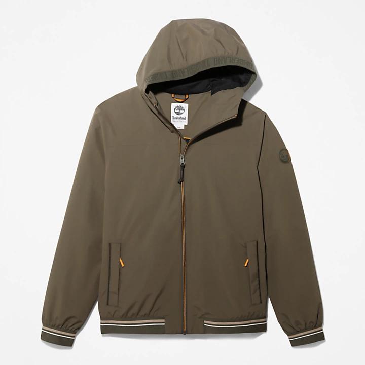 Timberland Coastal Cool Hooded Bomber Jacket for Men in Green