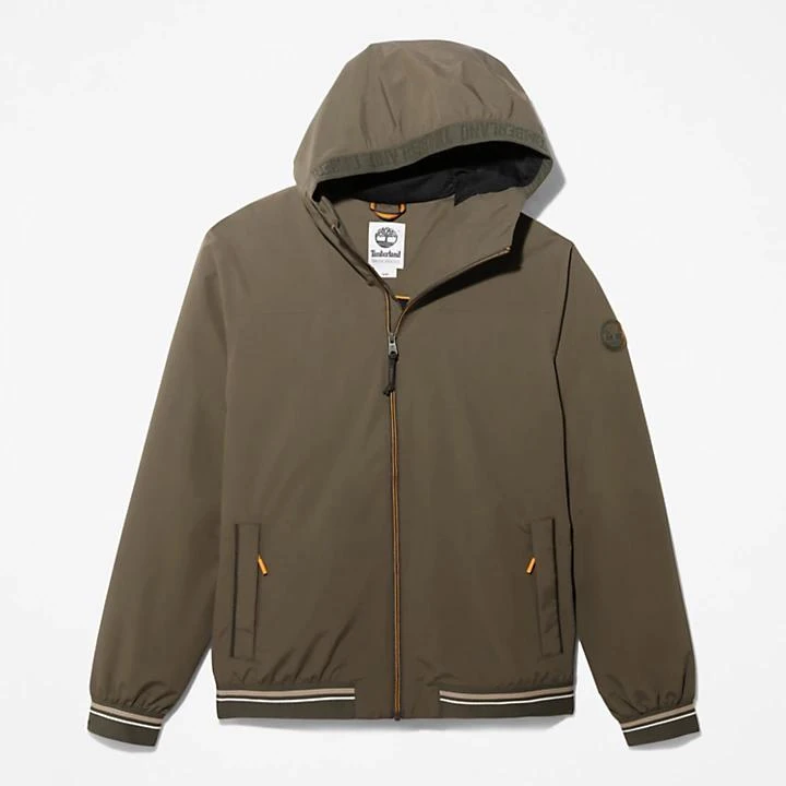 Timberland Coastal Cool Hooded Bomber Jacket for Men in Green 1