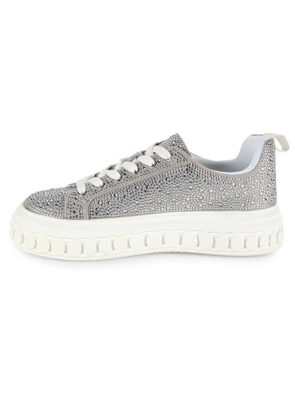 BCBG Riso Crystal Embellished Low Top Sneakers 4