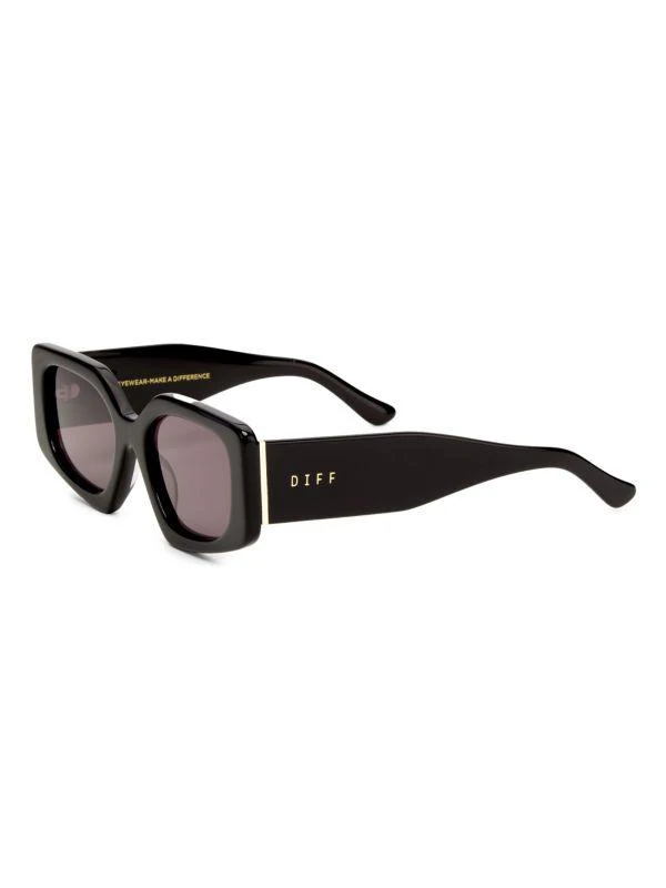 DIFF Eyewear Kristy Sarah 53MM Rectangle Sunglasses 2