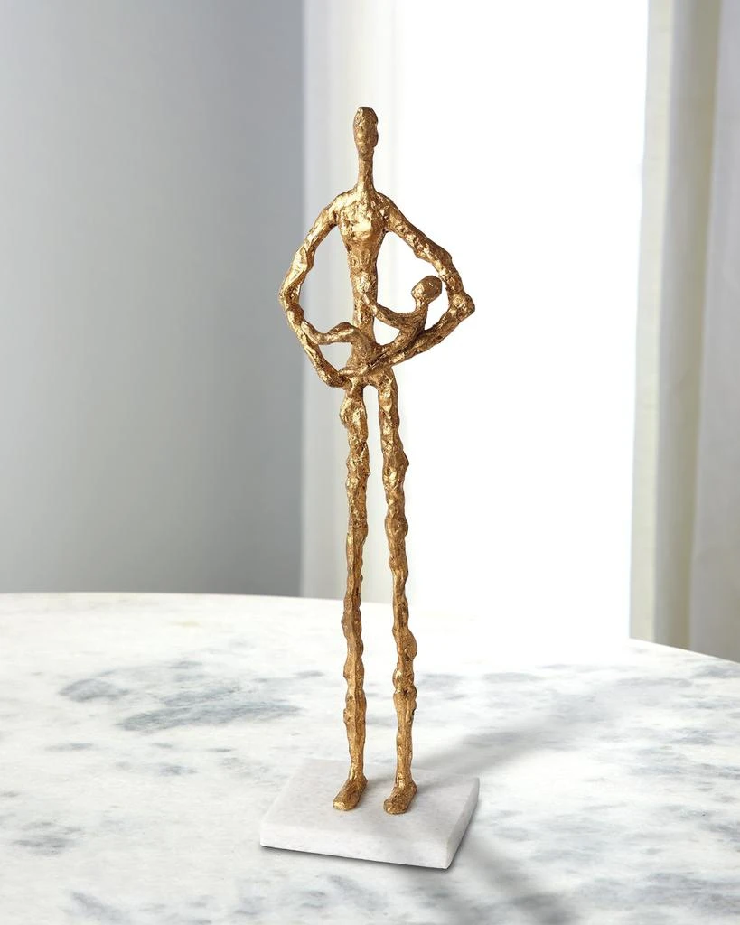 William D Scott Standing Mother Cradling Child Sculpture 1