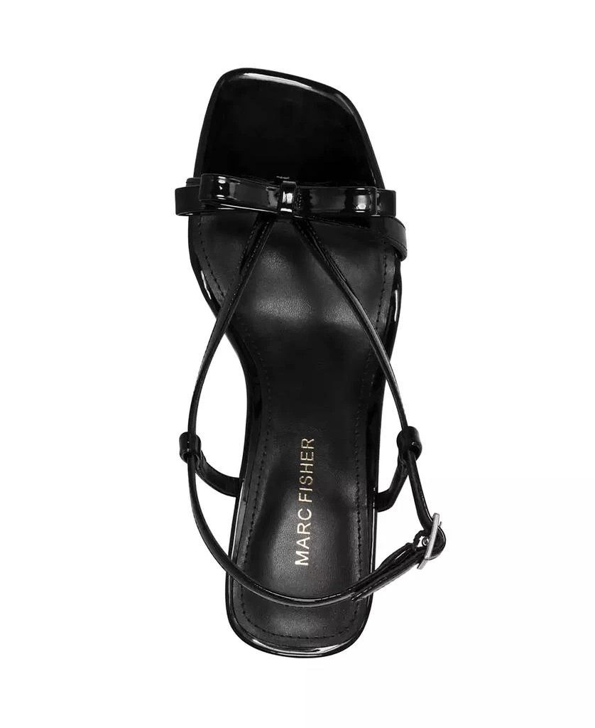 Marc Fisher Women's Danzy Bow Square Toe Dress Sandals 4