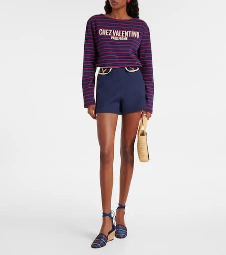 Valentino La Cruisette canvas espadrille wedges 3