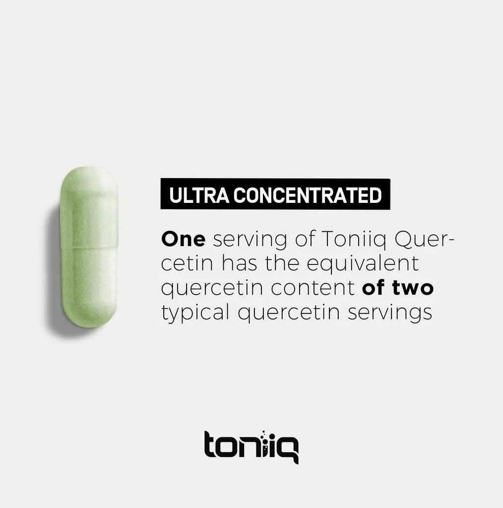 Toniiq Toniiq Ultra High Purity Quercetin Capsules - 95%+ Highly Purified and Bioavailable - 1000mg Per Serving - 120 Capsules Quercetin Supplement 5