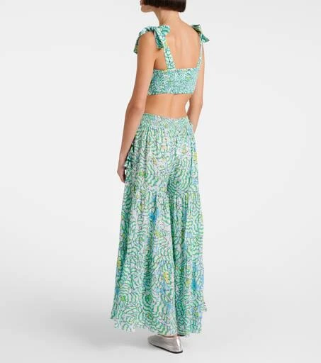 Poupette St Barth Colleen printed wide-leg pants 3