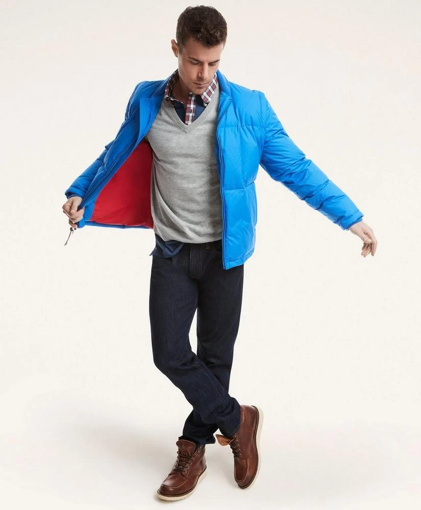 Brooks Brothers Nylon Down-Filled Puffer Coat 2