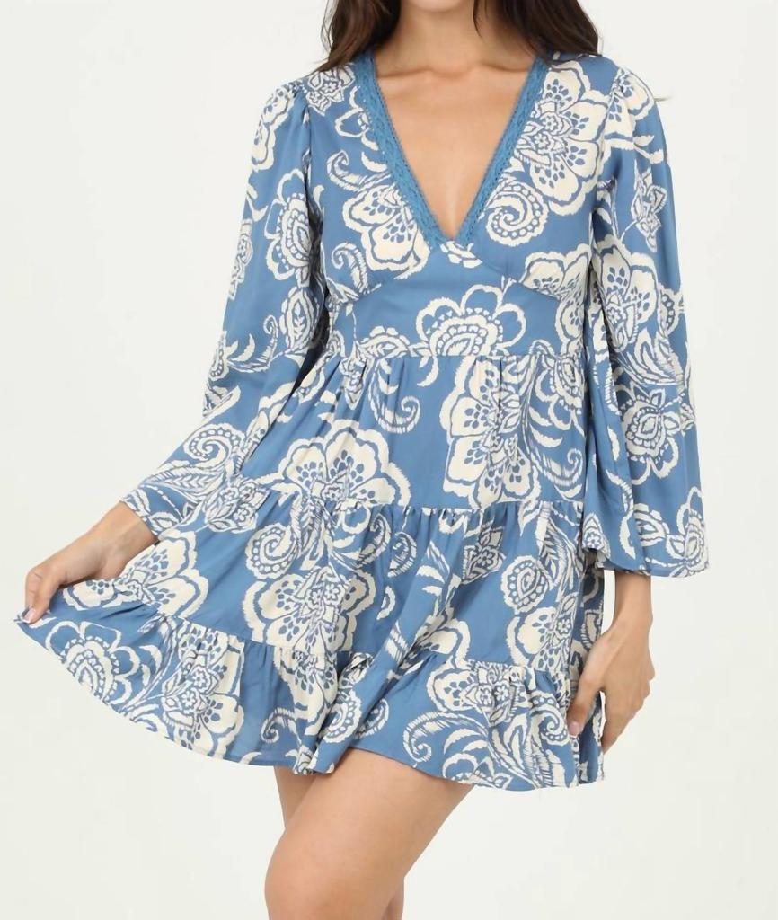 Angie Angie - VNeck Flare Dress