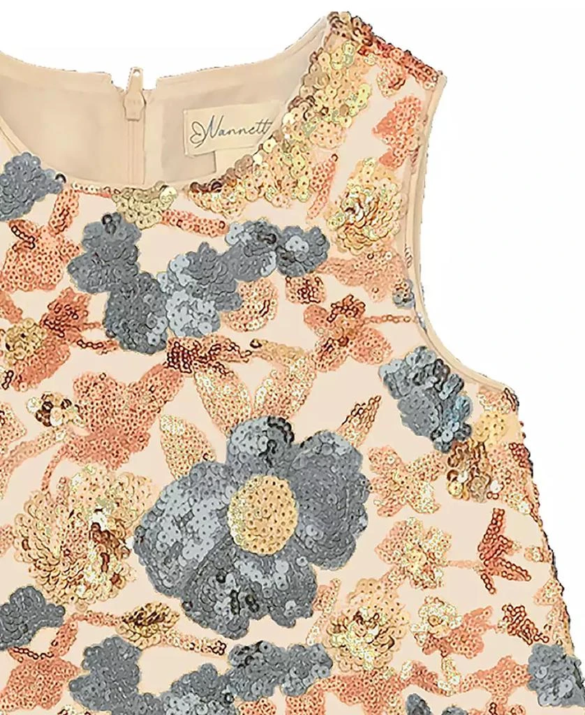 Nannette Toddler & Little Girls Floral Sequin Dress 3