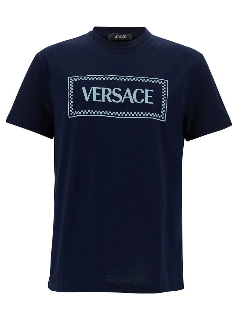 Versace Versace Logo Printed Crewneck T-Shirt 1