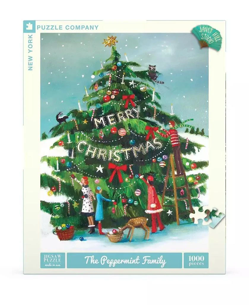 New York Puzzle Company The Peppermint Family 1000 Piece Puzzle