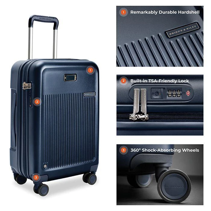 Briggs & Riley Sympatico 3.0 Essential Carry On Expandable Spinner Suitcase 9