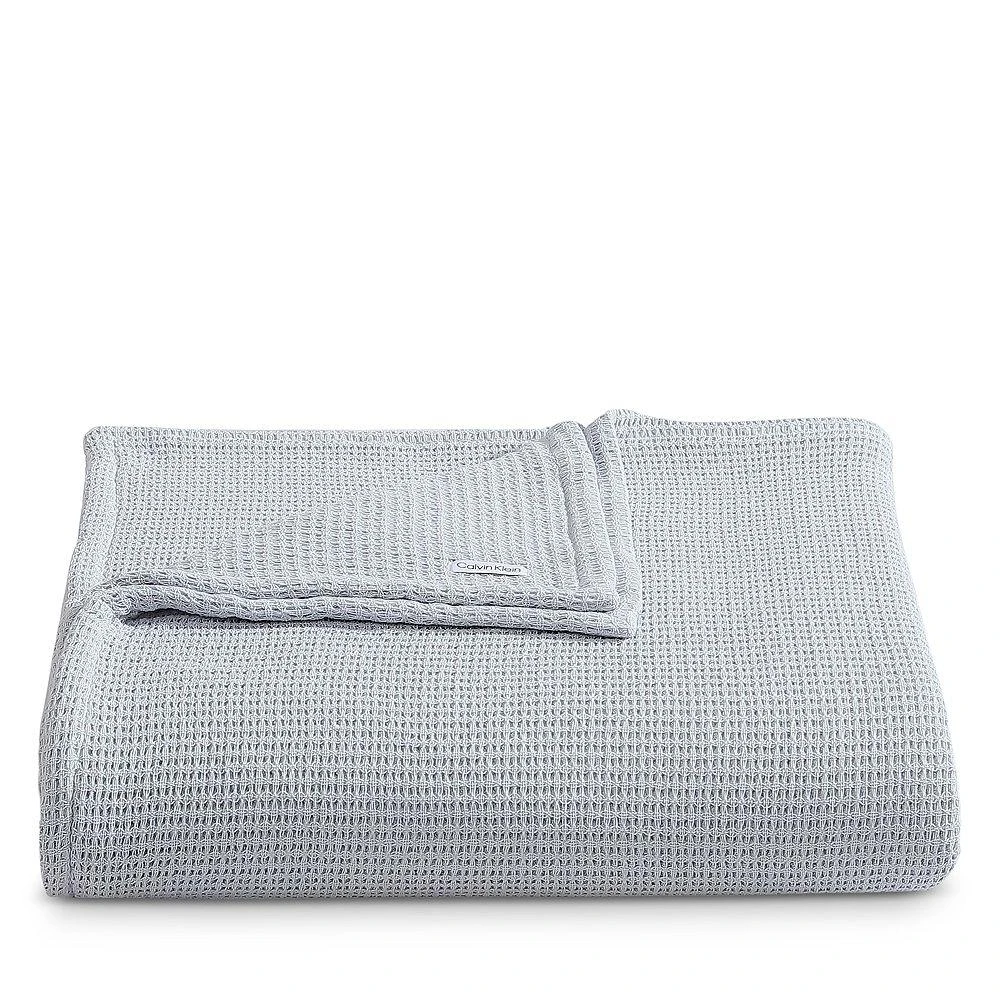 Calvin Klein Cotton Weave Ring Spun Blanket 4