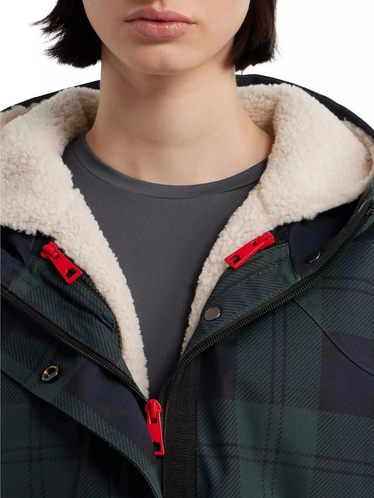 Hunter Fountain Blackwatch Plaid Hooded 3-In-1 Parka 7