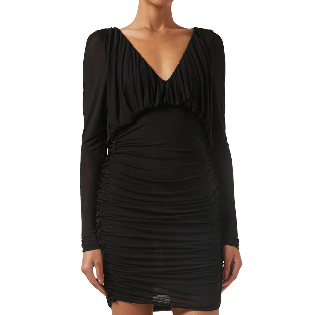 Yves Saint Laurent Saint Laurent Mini Draped Dress