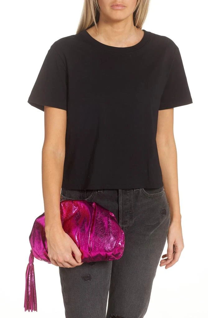 Rebecca Minkoff Ruched Faux Leather Clutch 2