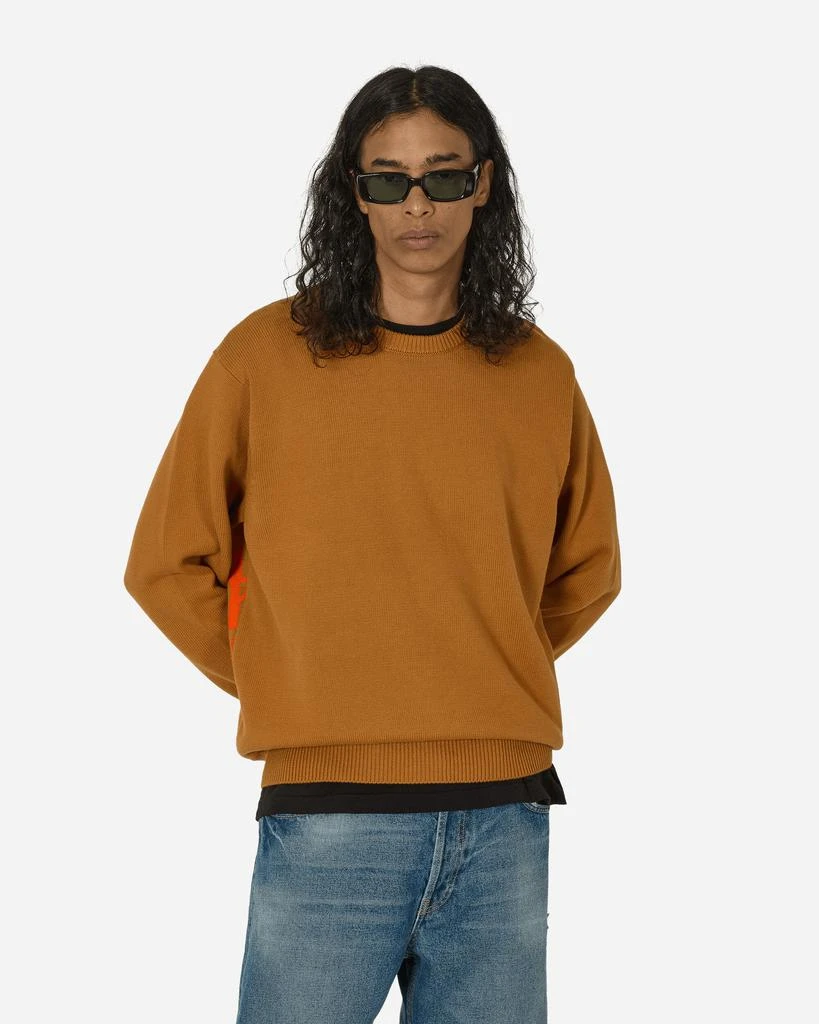 STUSSY Laguna Icon Sweater Tan 1
