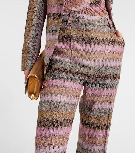 Missoni Zig Zag metallic flared pants 4